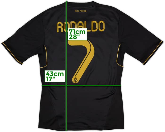 2011-12 Real Madrid Away Shirt Ronaldo #7 - 8/10 - (S)