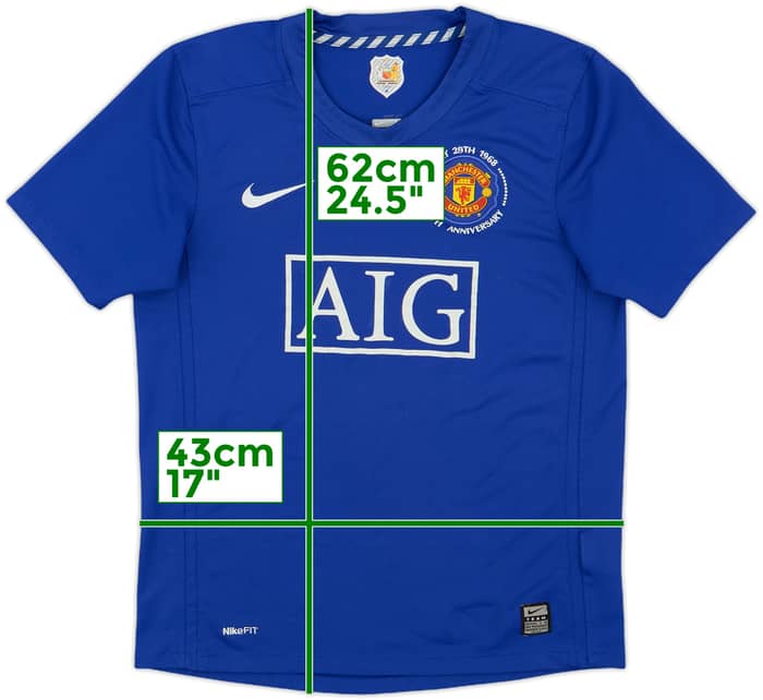2008-09 Manchester United Third Shirt - 7/10 - (L.Boys)