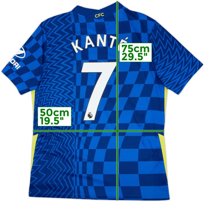 2021-22 Chelsea Home Shirt Kante #7 - 10/10 - (L)