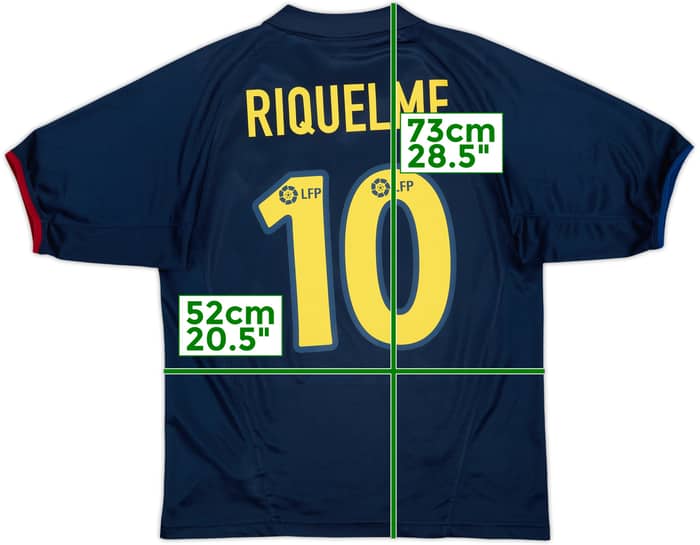 2002-03 Barcelona Basic Away Shirt Riquelme #10 - 8/10 - (M)