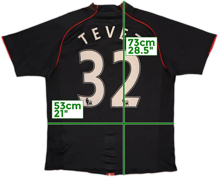 2007-08 Manchester United Away Shirt Tevez #32 - 4/10 - (L)