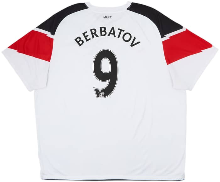 Camiseta de visitante del Manchester United 2010-12 Berbatov #9 - 8/10 - (3XL)
