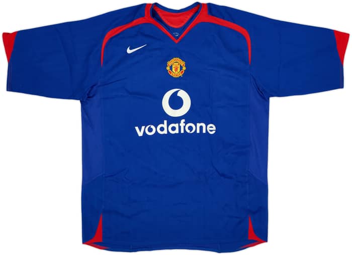 2005-06 Manchester United Away Shirt Heinze #4 - 6/10 - (L)