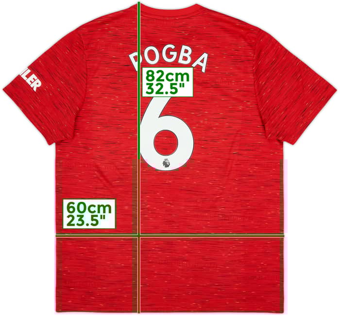 Camiseta de local del Manchester United 2020-21 Pogba #6 - 9/10 - (XL)