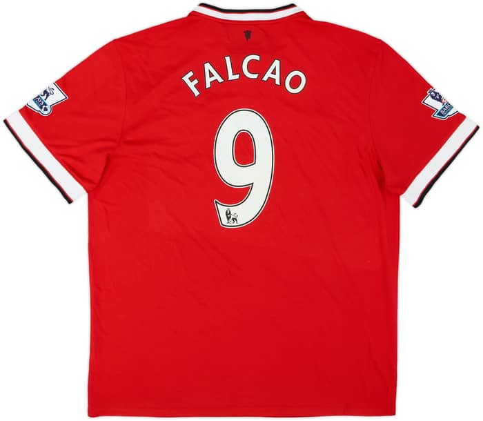 2014-15 Manchester United Home Shirt Falcao #9 - 8/10 - (XL)