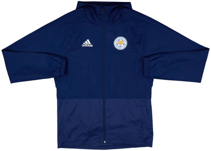 2017-18 Leicester City adidas Hooded Rain Jacket - 8/10 - (S)