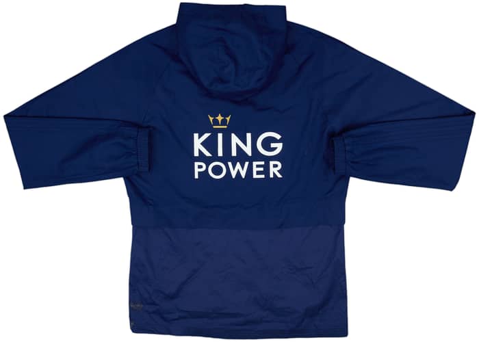 2017-18 Leicester City adidas Hooded Rain Jacket - 8/10 - (S)