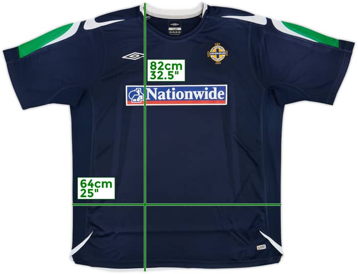 2006-08 Northern Ireland Umbro Training Shirt - 7/10 - (XXL)
