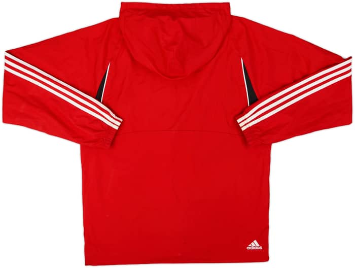 2007-08 Liverpool CL adidas Hooded Rain Jacket - 8/10 - (M)