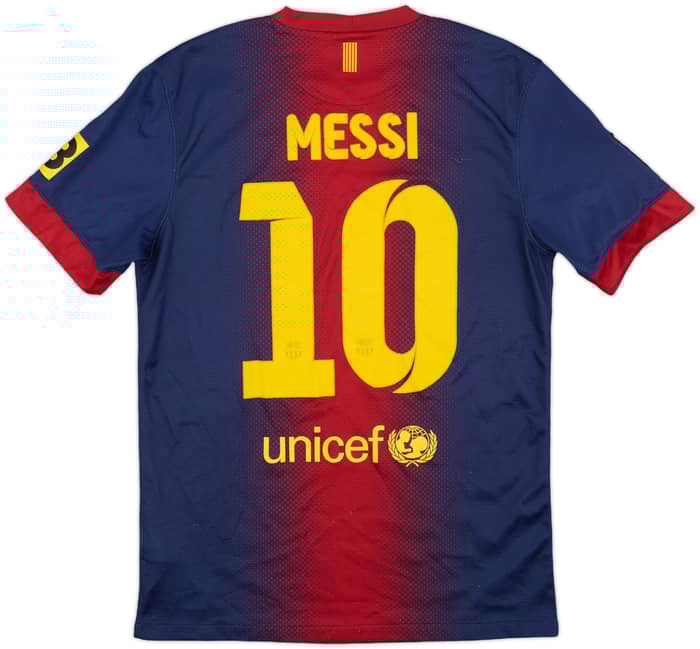 2012-13 Barcelona Home Shirt Messi #10 - 7/10 - (S)