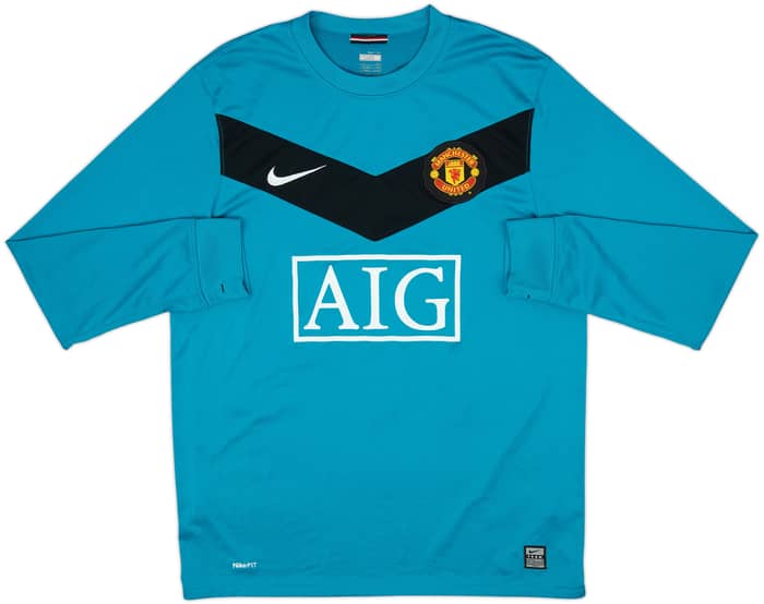 2009-10 Manchester United GK Shirt Van Der Sar #1 - 8/10 - (M)