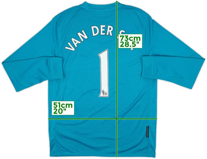 2009-10 Manchester United GK Shirt Van Der Sar #1 - 8/10 - (M)