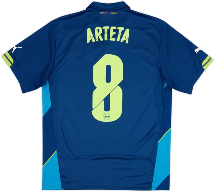 2014-15 Arsenal Camiseta Tercera Arteta #8 - 7/10 - (M)