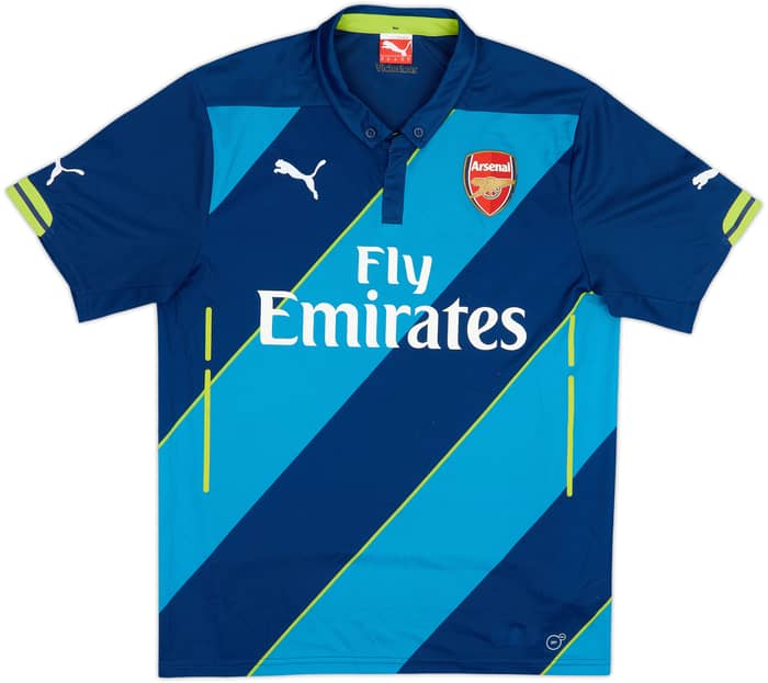 2014-15 Arsenal Camiseta Tercera Arteta #8 - 7/10 - (M)