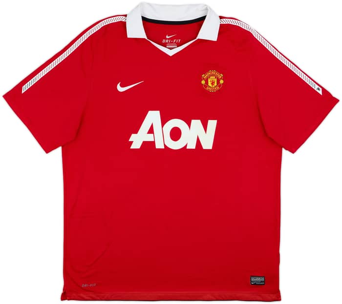 2010-11 Manchester United Home Shirt Rooney #10 - 5/10 - (XL)