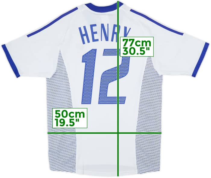 2002-04 France Away Shirt Henry #12 - 6/10 - (S)