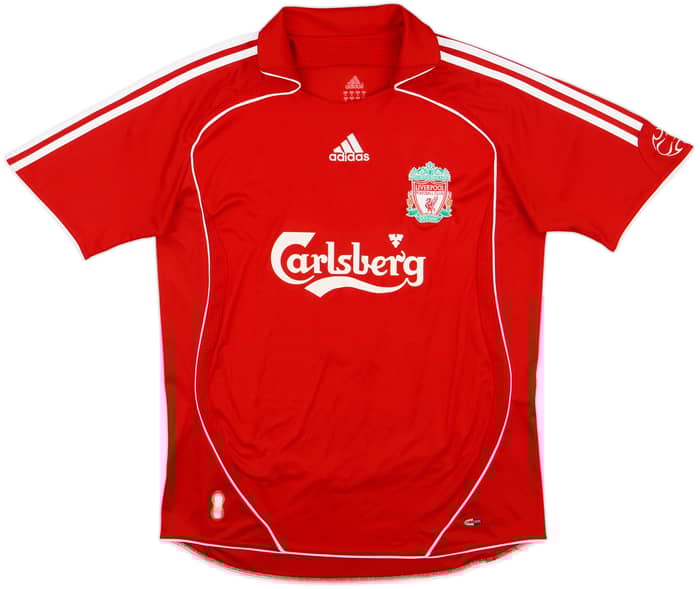 2006-08 Liverpool Home Shirt Gerrard #8 - 8/10 - (M)