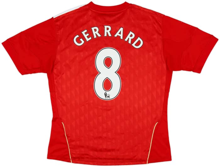 2010-12 Liverpool Home Shirt Gerrard #8 - 5/10 - (Women's L)