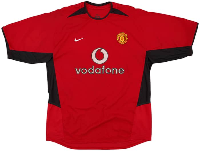 2002-04 Manchester United Home Shirt Ronaldo #7 - 6/10 - (L)