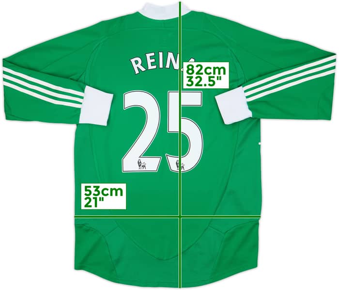 2008-09 Liverpool Player Issue GK Shirt Reina #25 - 6/10 - (M)