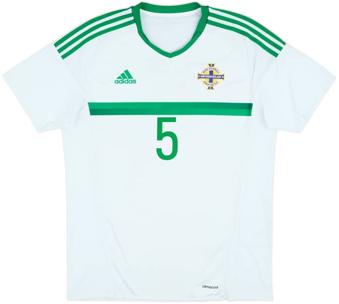 2016-17 Northern Ireland Away Shirt #5 - 7/10 - (L)