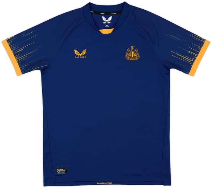 2022-23 Newcastle Away Shirt Burn #33 - 7/10 - (XL.Boys)
