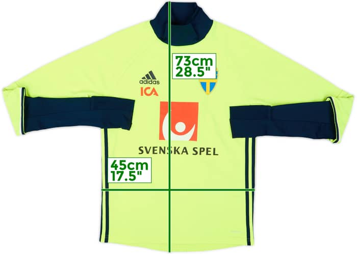 2015-16 Sweden adidas Drill Top - 9/10 - (S)