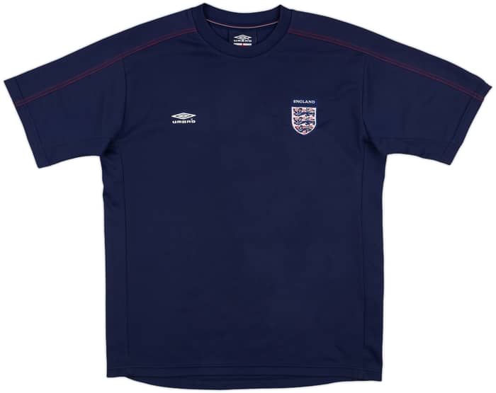 2000-01 England Umbro Training Shirt - 9/10 - (M)