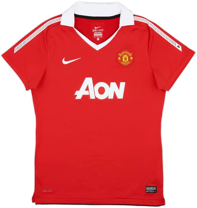 2010-11 Manchester United Home Shirt - 9/10 - (Women's S)