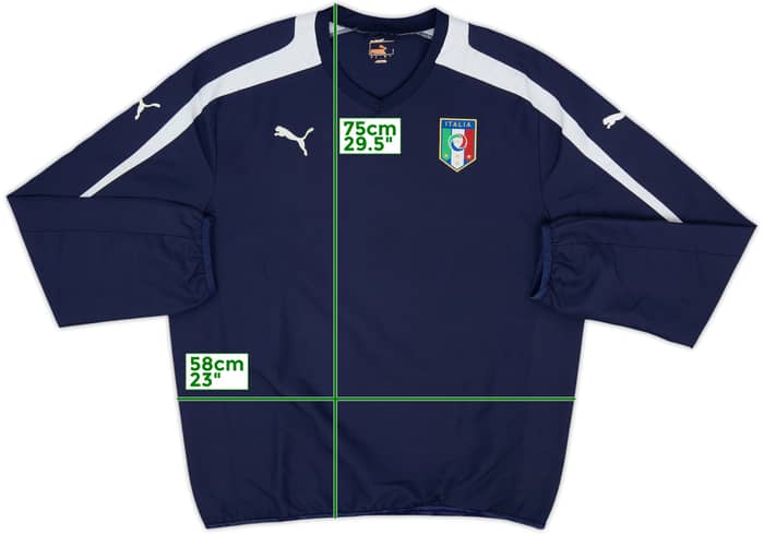 2010-12 Italy Puma 1/4 Zip Training Top - 6/10 - (L)