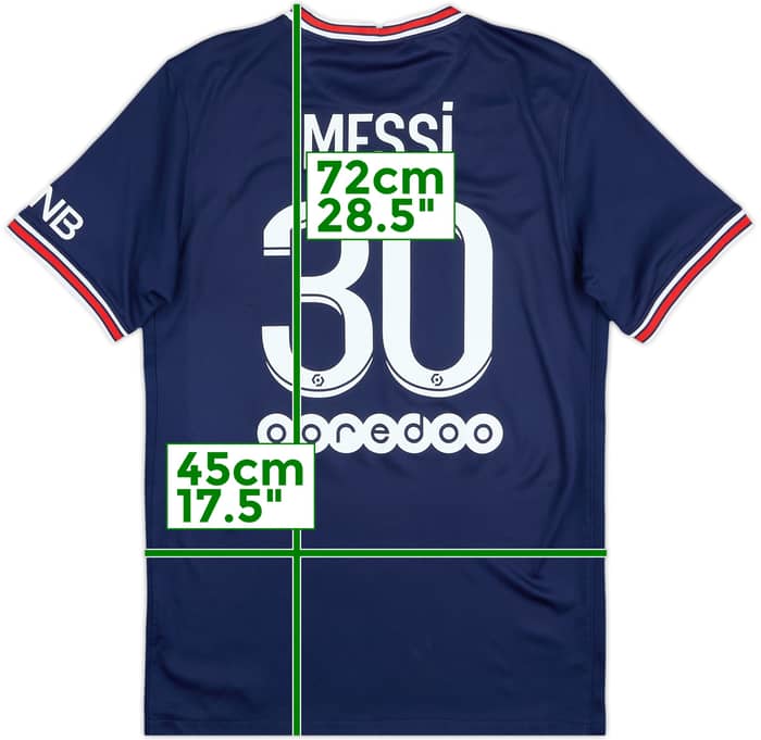 2021-22 París Saint-Germain Camiseta de local Messi #30 - 8/10 - (S)