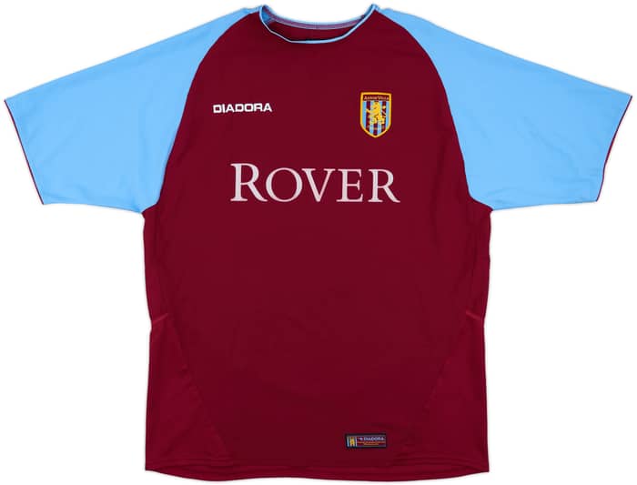 2003-04 Aston Villa Home Shirt Hadji #20 - 8/10 - (M)