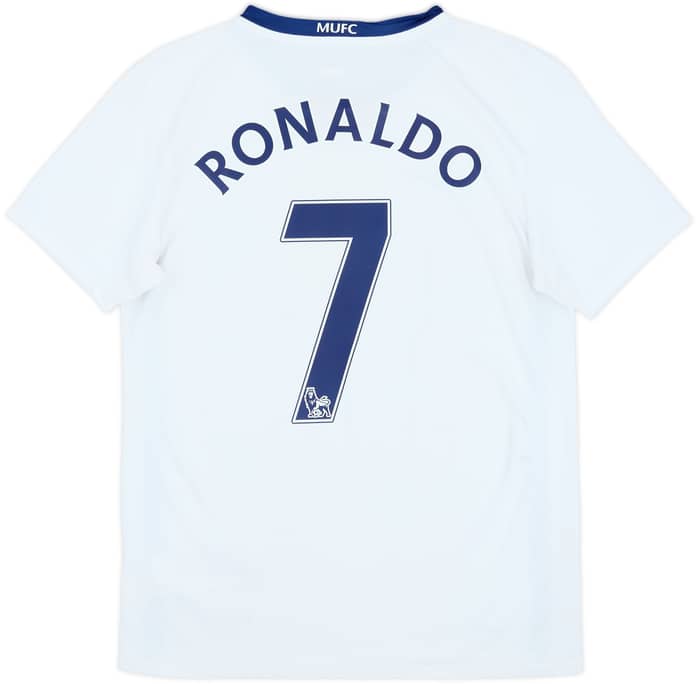 2008-10 Manchester United Away Shirt Ronaldo #7 - 8/10 - (XL.Boys)