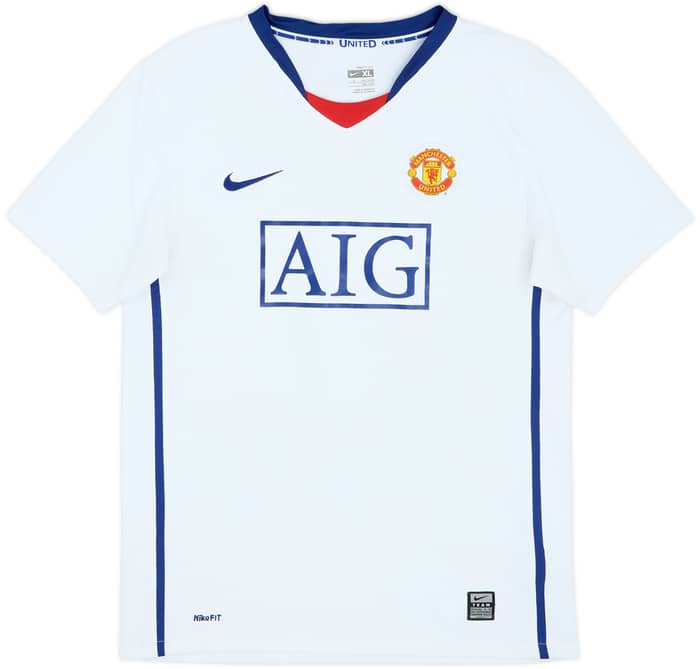 2008-10 Manchester United Away Shirt Ronaldo #7 - 8/10 - (XL.Boys)
