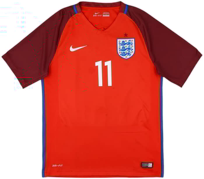 2016-17 England Away Shirt Vardy #11 - 5/10 - (M)
