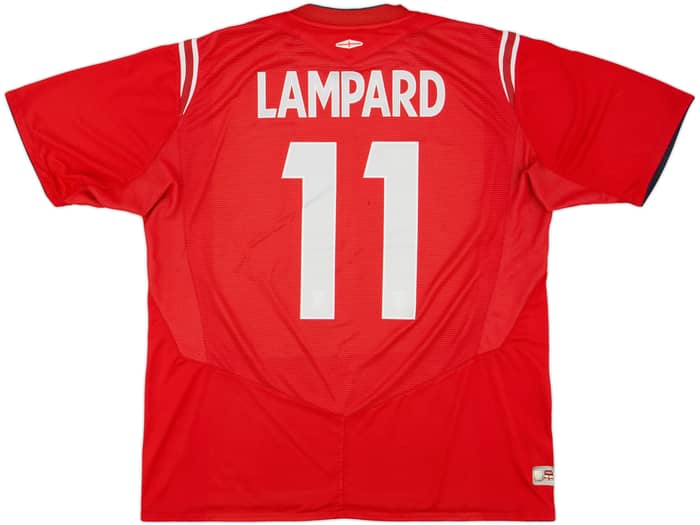 2004-06 England Away Shirt Lampard #11 - 5/10 - (XL)
