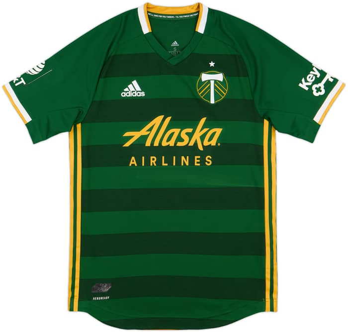 2019-20 Portland Timbers Authentic Home Shirt Polo #7 - 10/10 - (S)