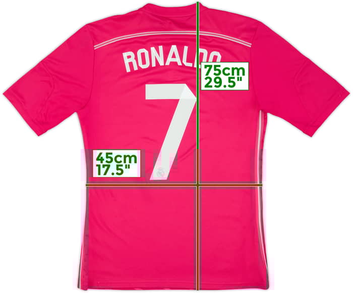 2014-15 Real Madrid Away Shirt Ronaldo #7 - 8/10 - (S)