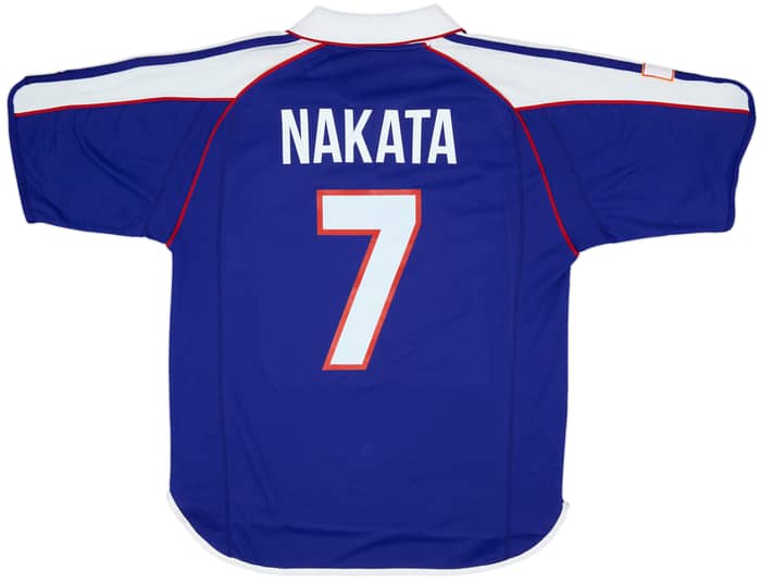 2000-01 Japan Player Issue Home Shirt Nakata #7 - 8/10 - (L)