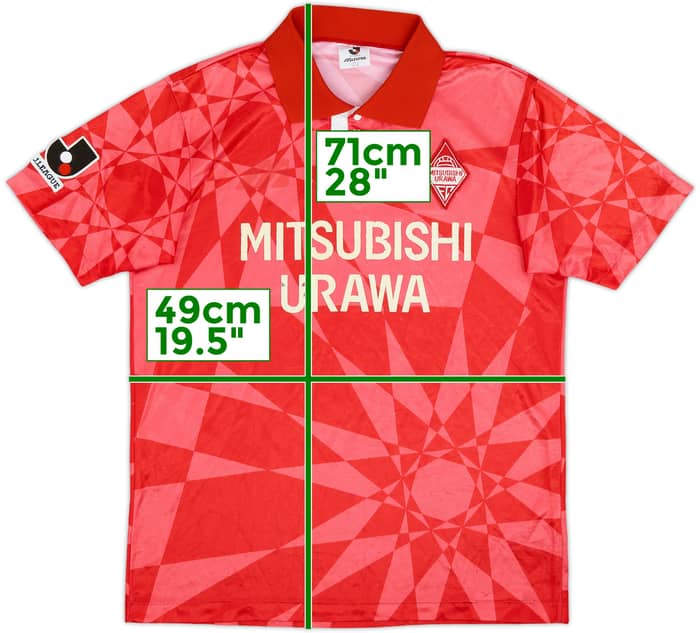1993-94 Urawa Red Diamonds Home Shirt - 5/10 - (M)