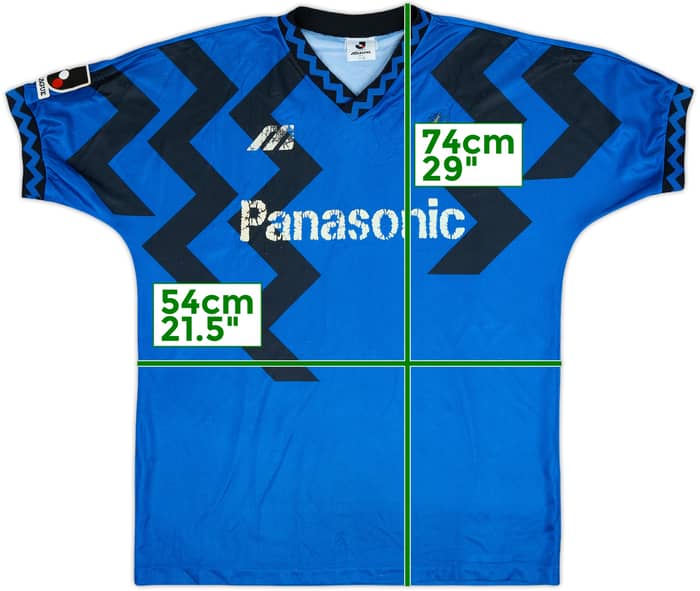 1993-95 Gamba Osaka Home Shirt - 5/10 - (XL)