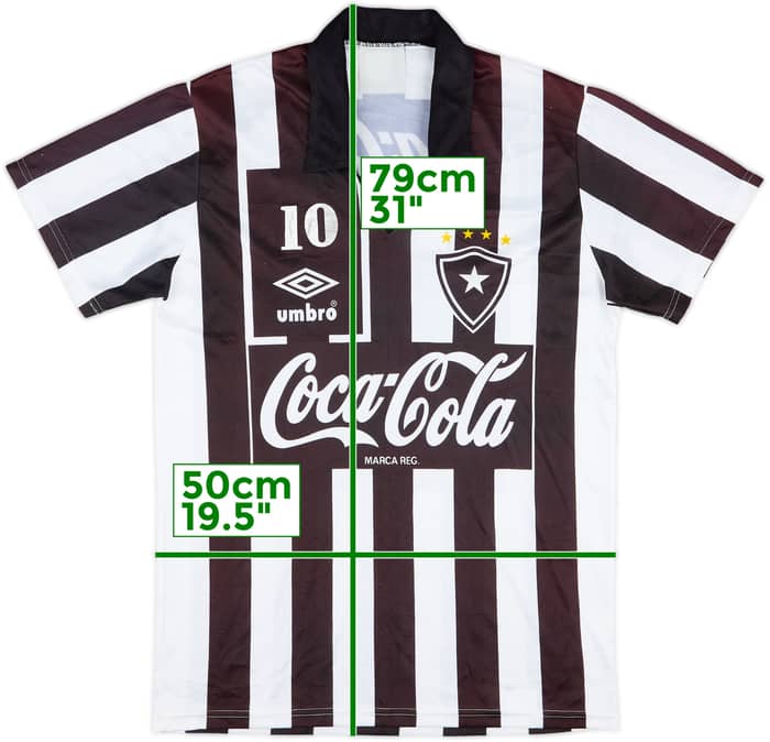 1992 Botafogo Home Shirt #10 - 6/10 - (M)