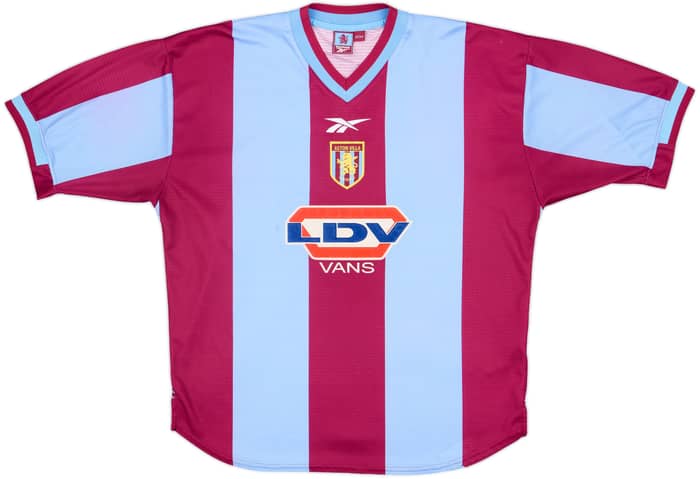 1999-00 Aston Villa Home Shirt Ehiogu #5 - 8/10 - (L)