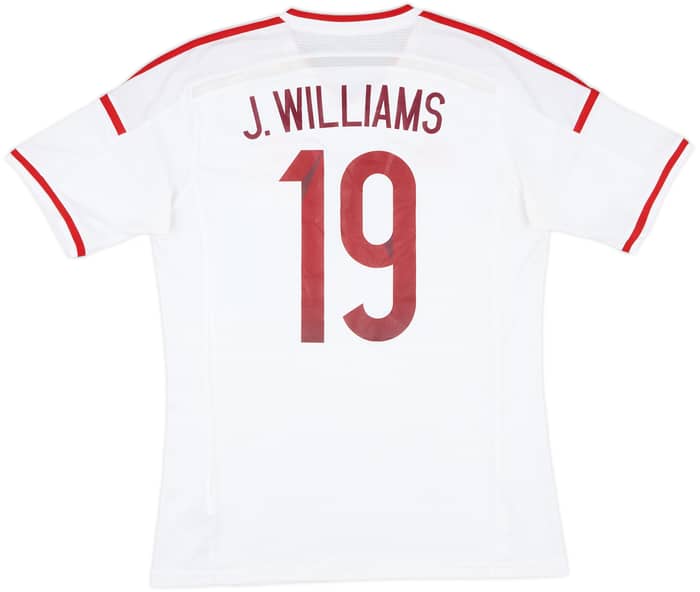 2013-15 Wales Match Issue Away Shirt J.Williams #19