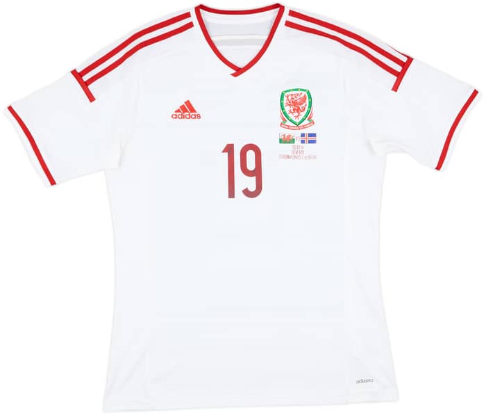 2013-15 Wales Match Issue Away Shirt J.Williams #19