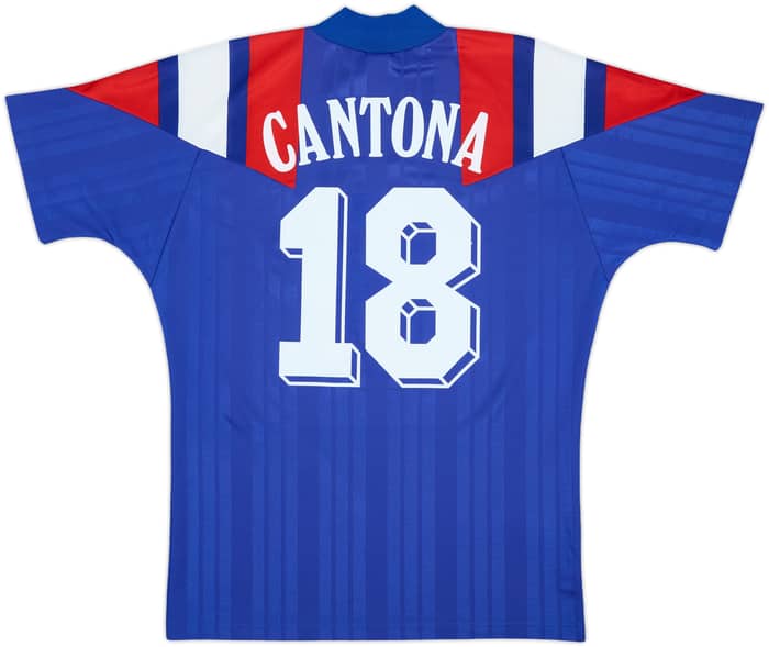 1992-94 France Home Shirt Cantona #18 - 9/10 - (M)