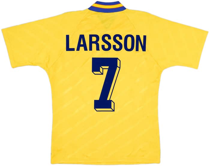 1994-96 Sweden Home Shirt Larsson #7 - 10/10 - (M)
