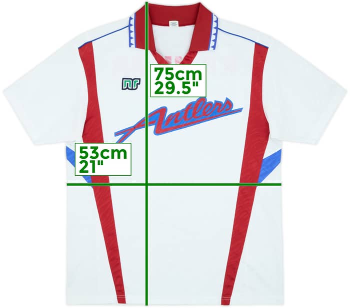 1992-93 Kashima Antlers Away Shirt - 9/10 - (M/L)