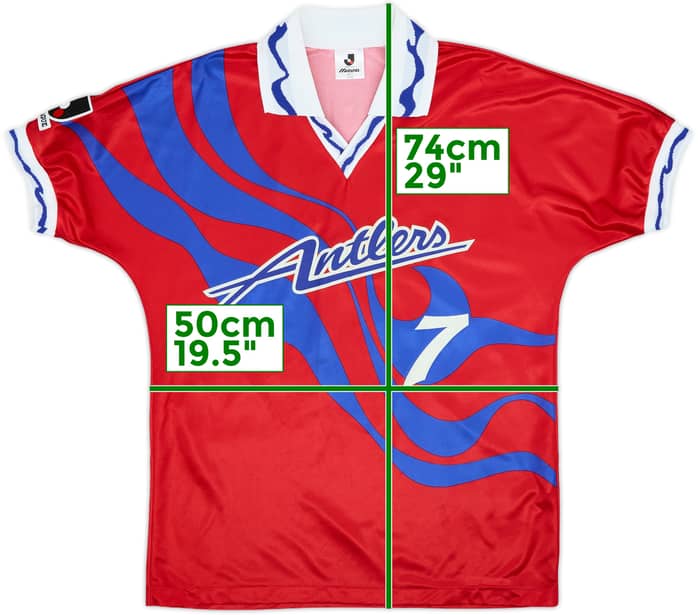 1993-94 Kashima Antlers Home Shirt #7 - 7/10 - (M/L)