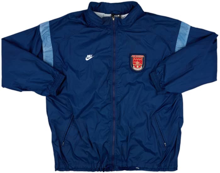 1994-95 Arsenal Nike Premier Hooded Track Jacket - 8/10 - (XL)